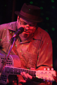 Wes Lee plays with the Acoustic House Party and Traveling Road Show at Birdie's Roadhouse in Angie, Louisiana on August 2, 2014, 2014. Photo by Pat Casey Daley.